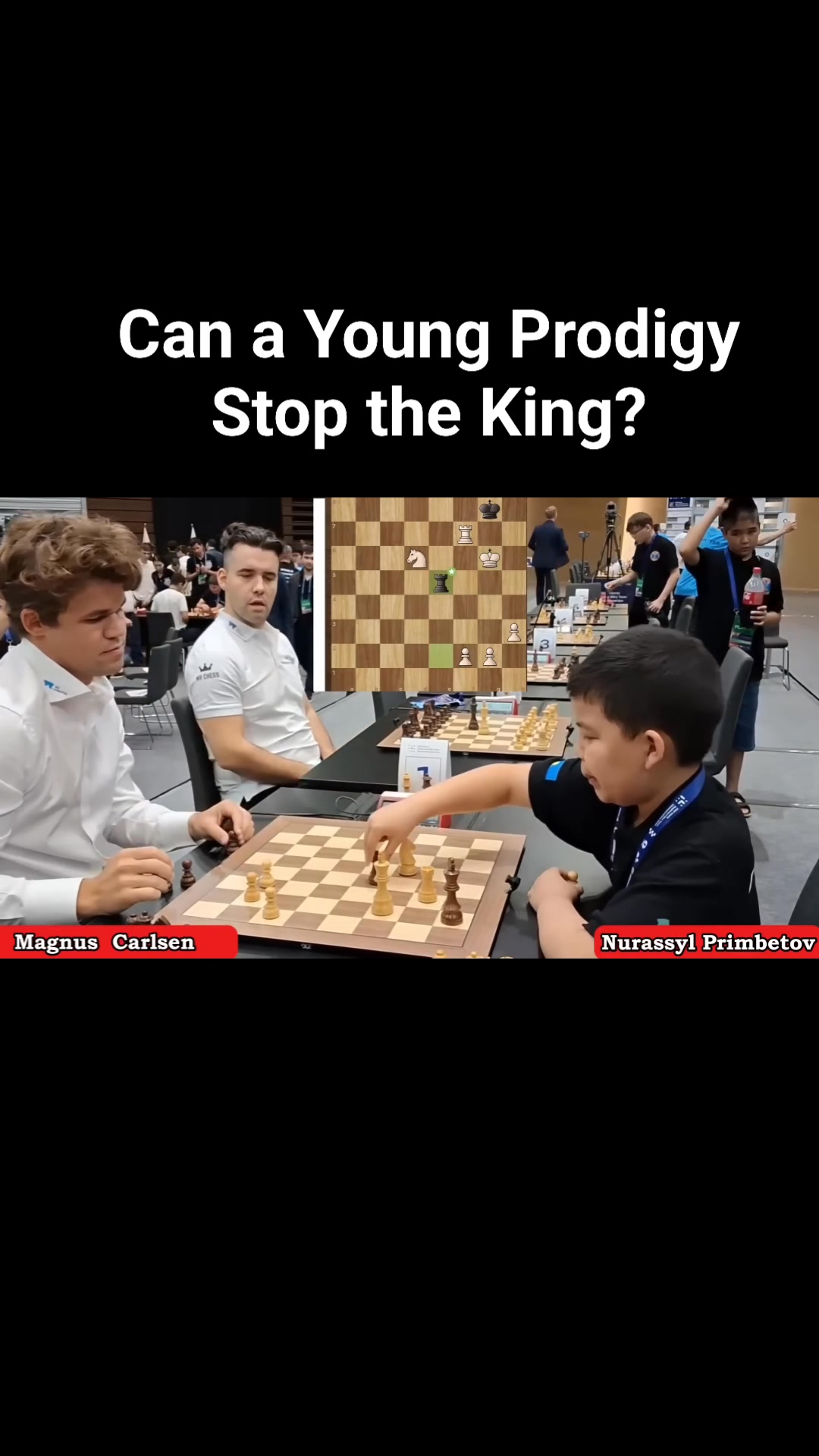 A true clash of generations! World Champion Magnus Carlsen goes head-to ...
