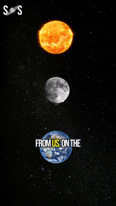 Why does the sun and moon appear in the same size from Earth ? The Sun ...