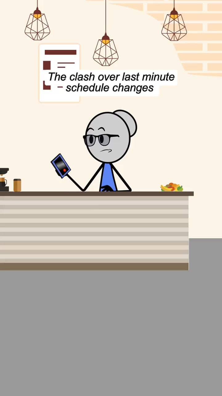 Schedule changes last minute #relatable #animation #comedy # ...