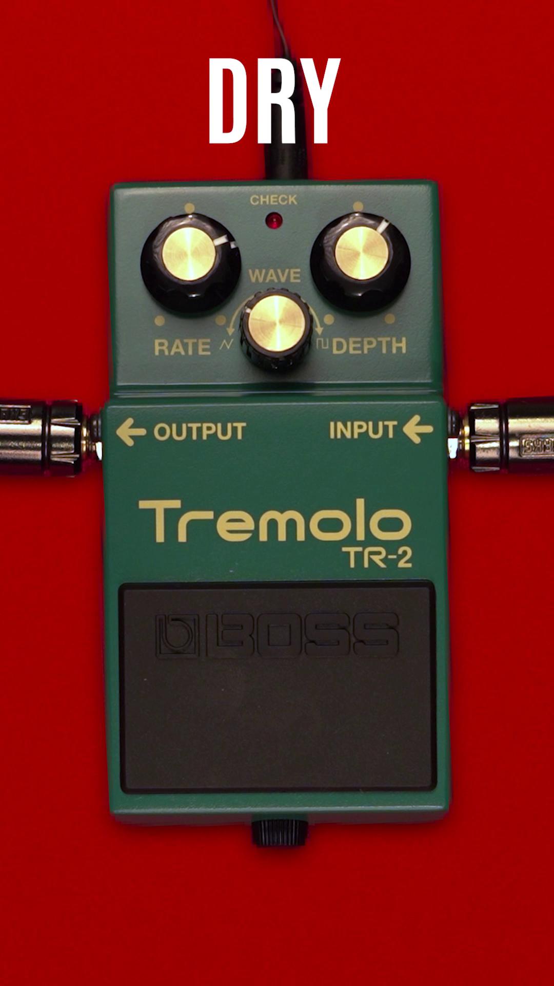 The BOSS TR-2 Tremolo takes your tone from a gentle vintage wobble