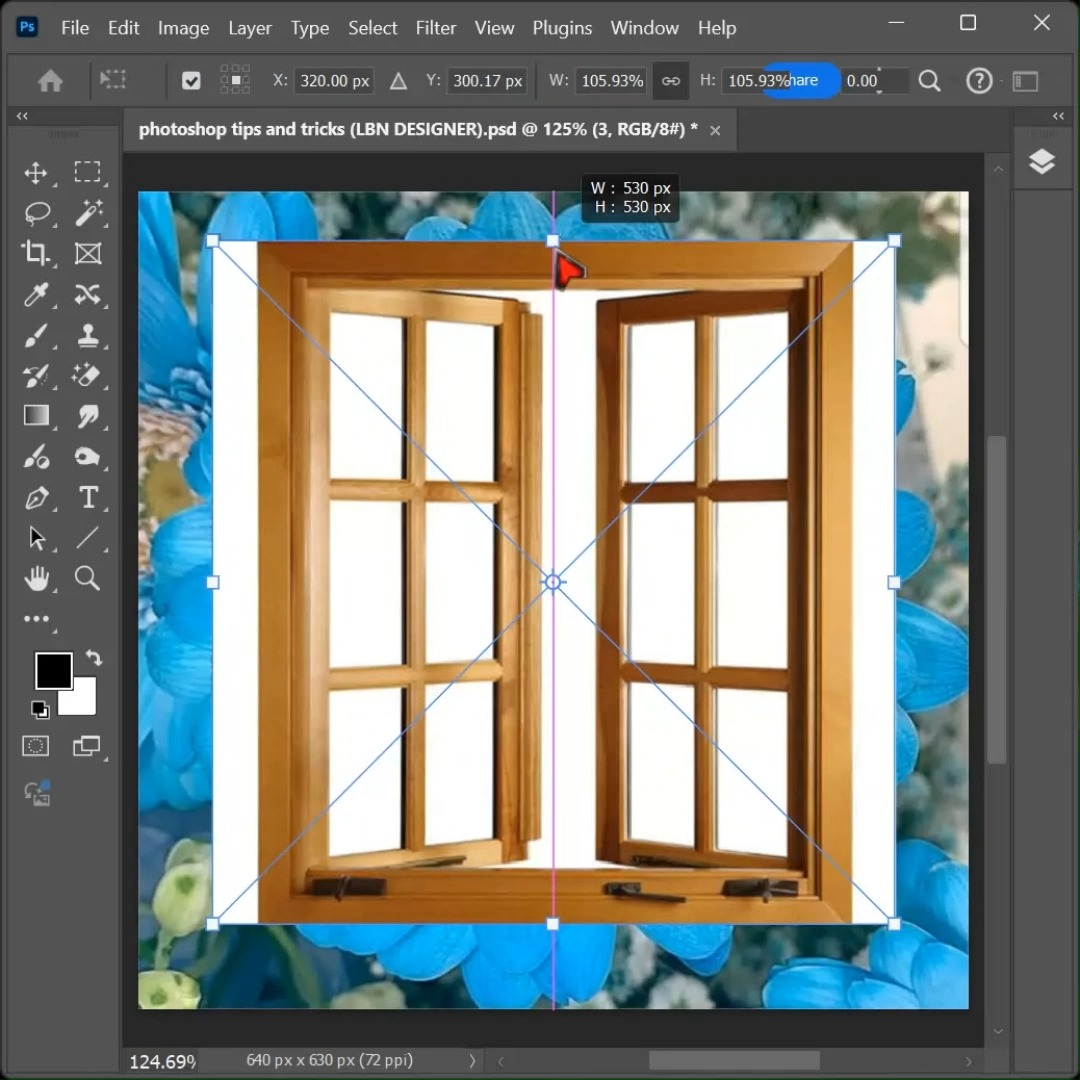 How to make window glass effects in photoshop shorts videos | AI ...