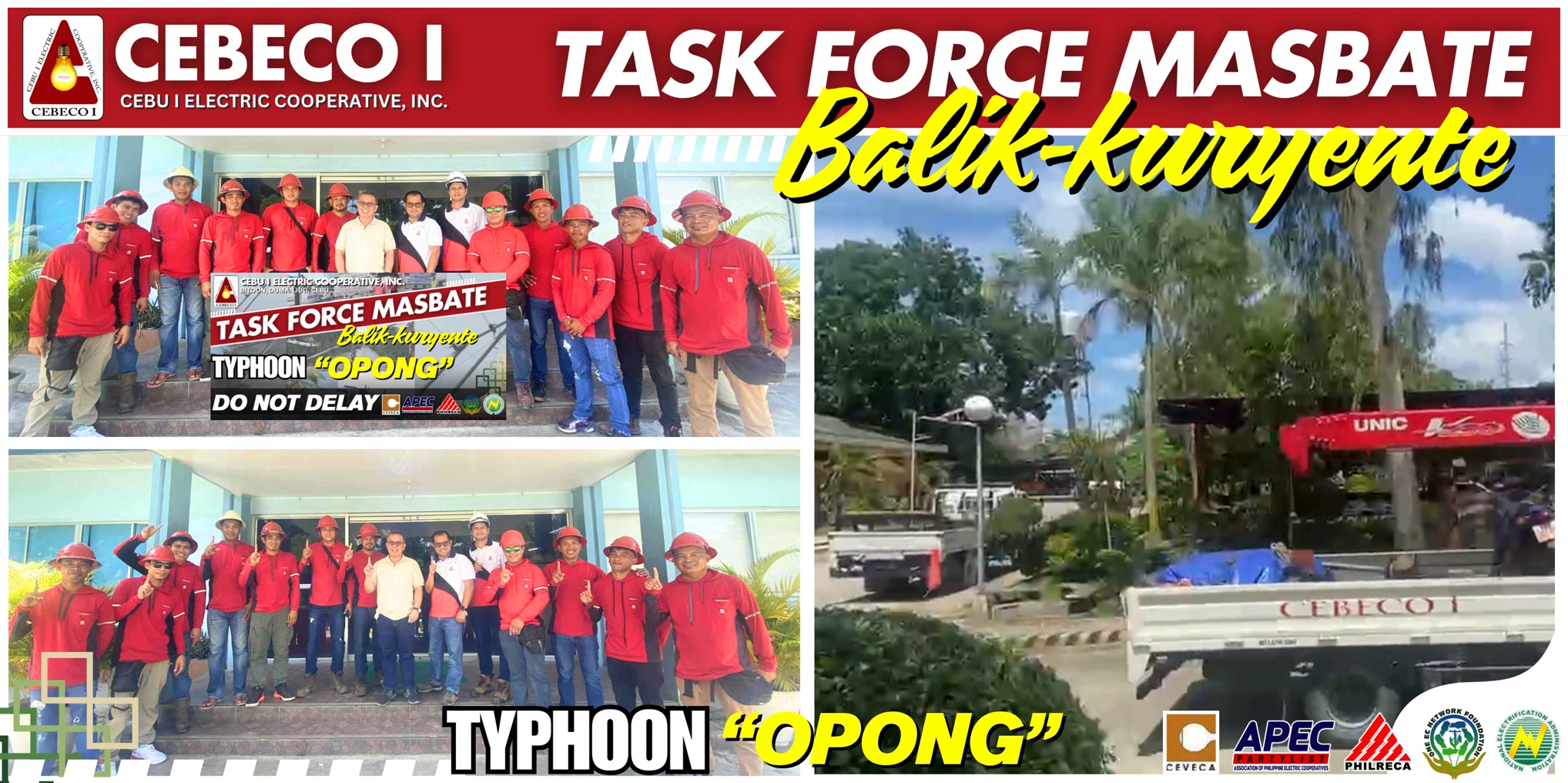 TASK FORCE MASBATE BALIK-KURYENTE 30 September 2025, the CEBECO I Task ...