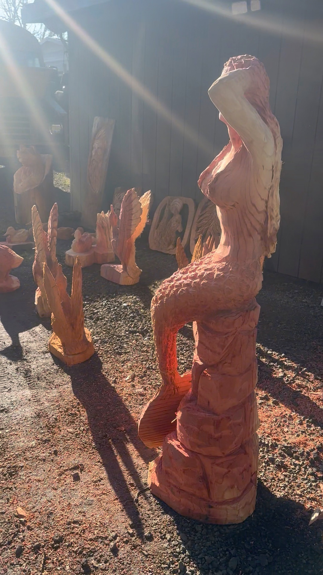 Brandi Herber Chainsaw Carver | Sheridan OR