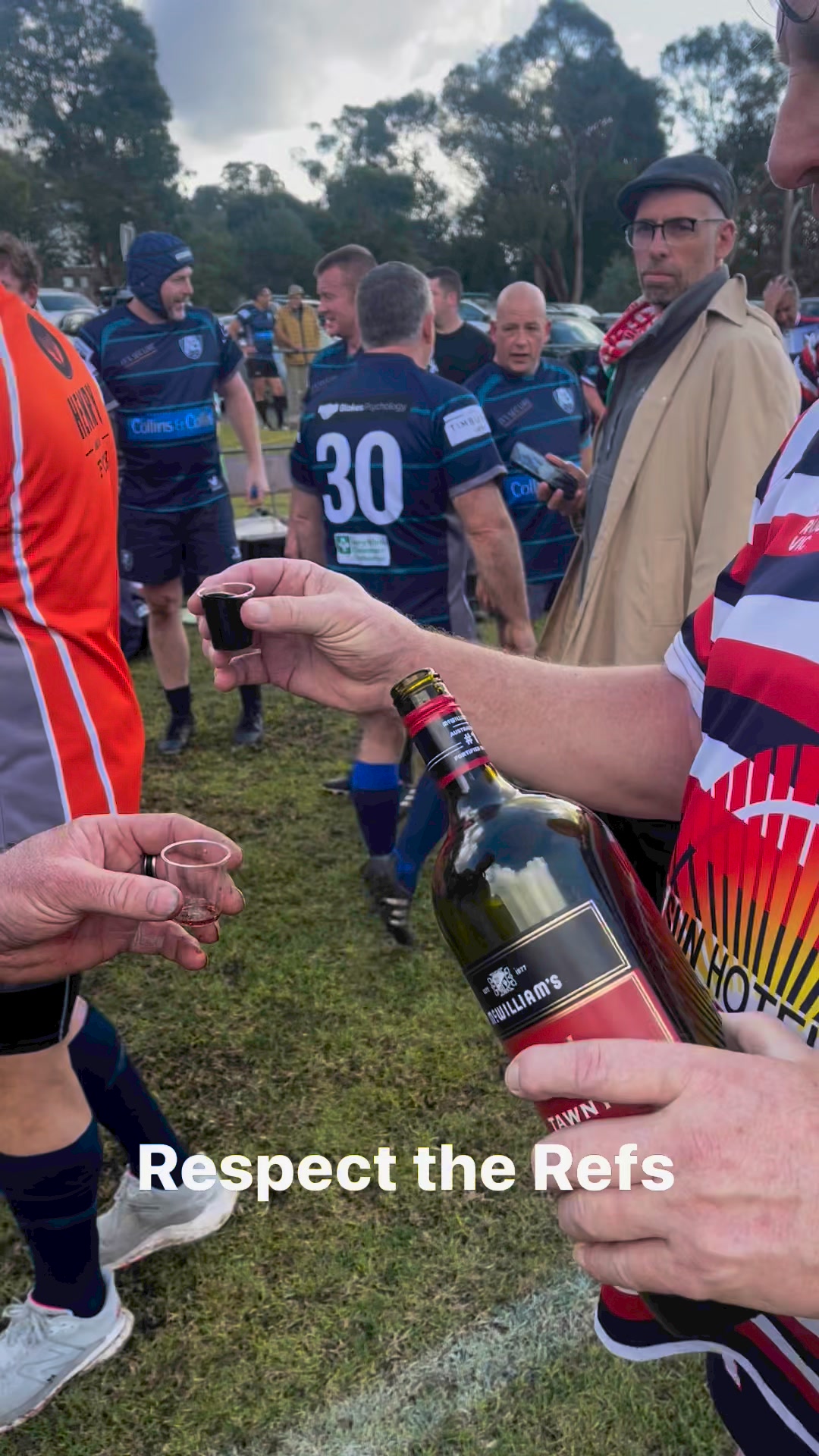 Always respect the refs. Bribery always helps. Maroondah Rugby Club ...