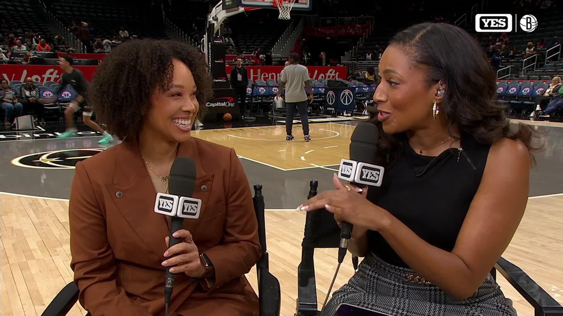 On the Pregame Show Meghan Triplett spoke with Wizards Sideline ...