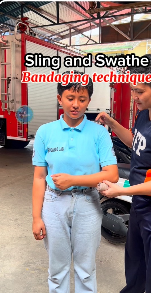 🩹 SLING AND SWATHE TECHNIQUE A sling and swathe is a first aid ...