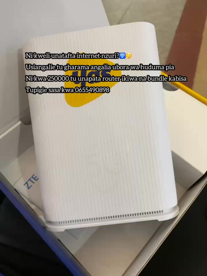 HI APA YA YAS ROUTER 5G! 🚀 Hii ni router mpya kutoka Yas Pata Router ...