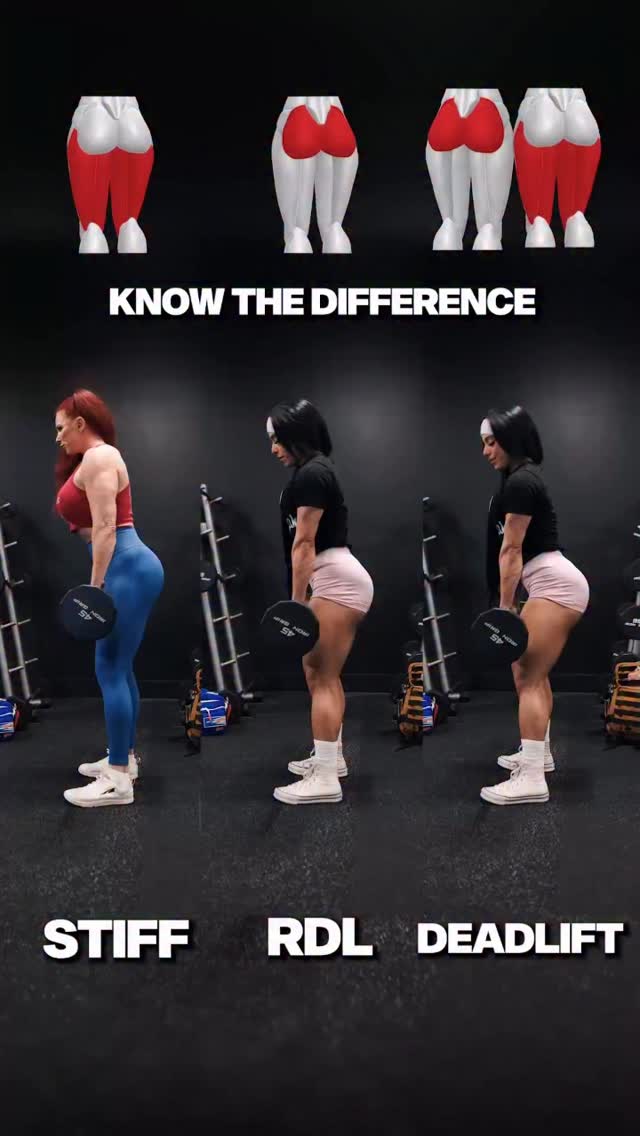 🤗 ️ Open me… know the difference between an RDL, a dead lift, and a ...