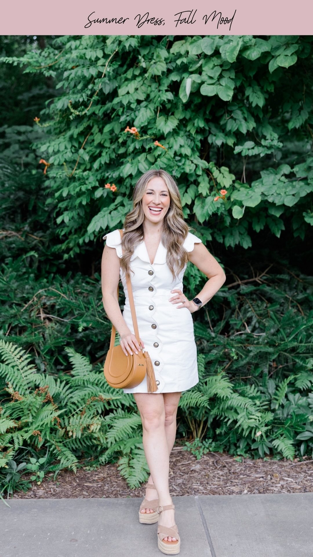 Apparently my calendar says fall, but my closet is still holding onto dresses like this one. 🤍 Comment SHOP below to receive a DM with the link to this post on my LTK ⬇ https://liketk.it/6mbI8 This 