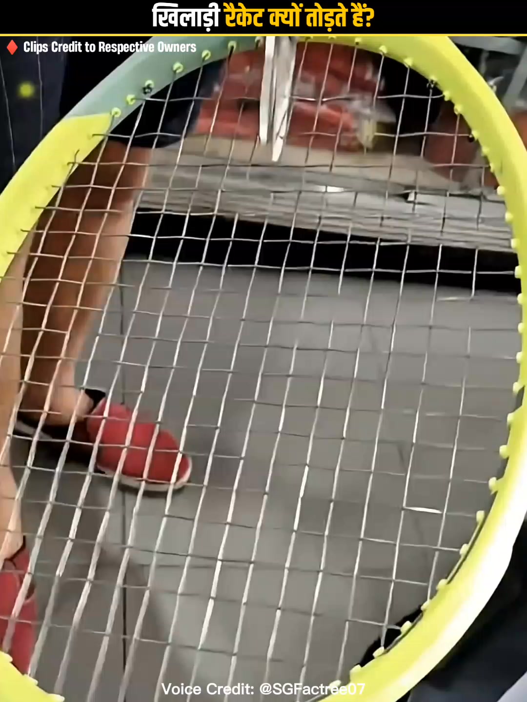 Why Players Break Rackets? 🎾 . . . #facts #amazingfacts #reels # ...