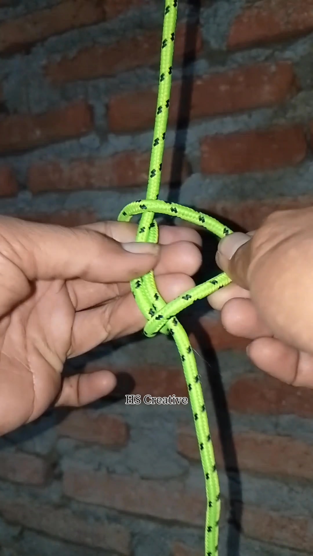 Simple knot rope trick #HScreative #knot #reels | HS Creative | Facebook