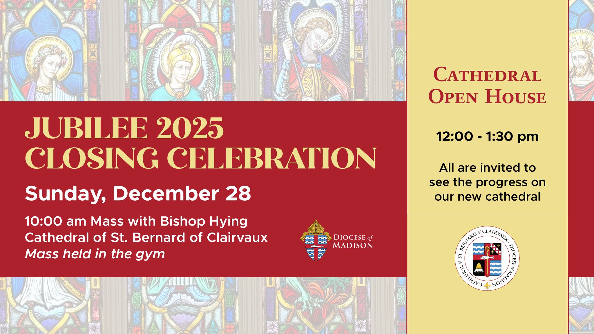 I would like to invite everyone in the Diocese of Madison to a special ...