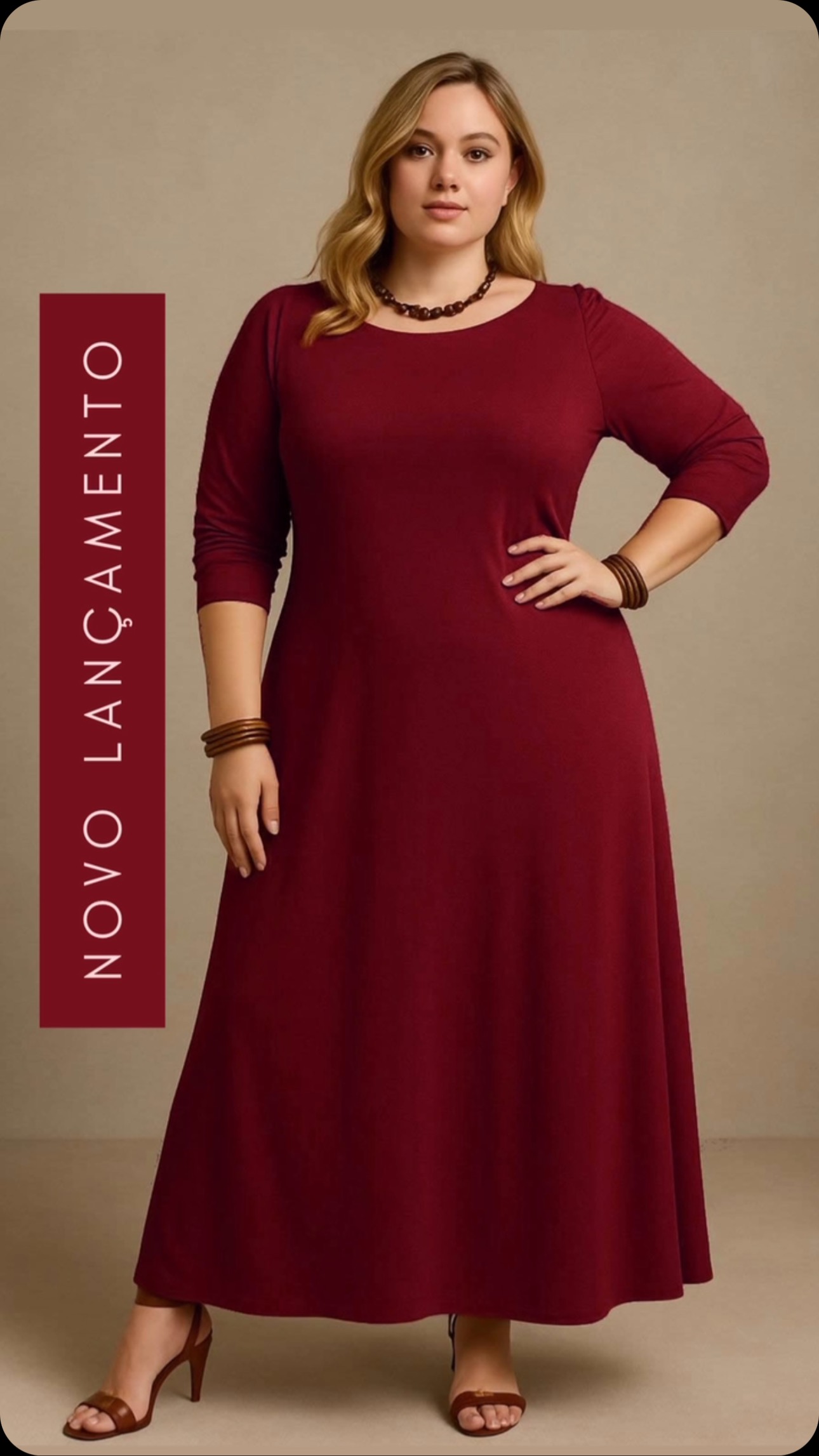 Acabou de chegar e já virou desejo nacional! O vestido plus size mais ...