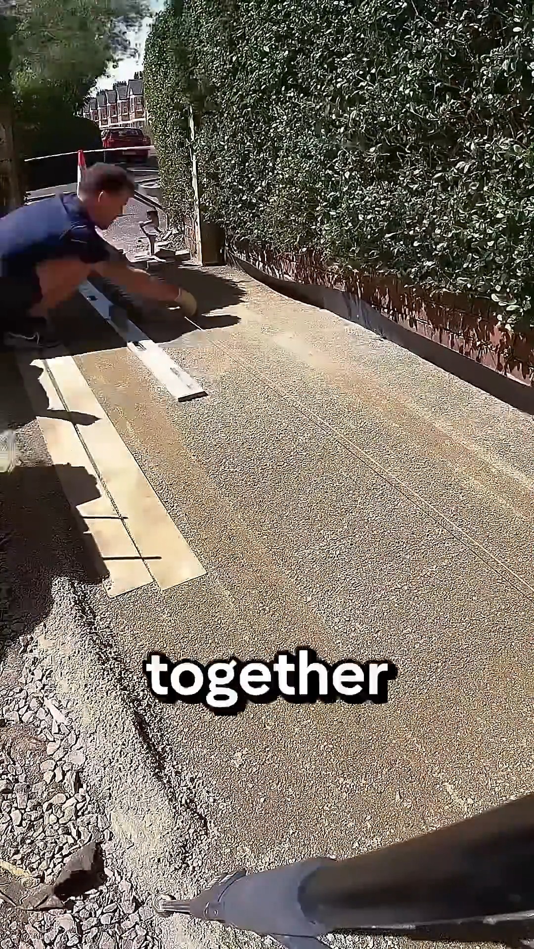Full Front Porch Pavement in Only 7 Days , #shorts #diy #pavement ...