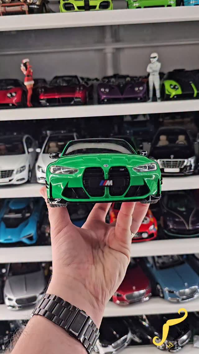 BMW M3 Performance parts Signal Green 2024 - Solido / 1:18