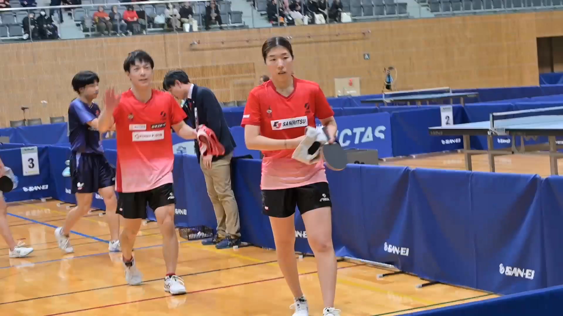 🏓#全日本卓球 2026 ◇混合ダブルス3回戦 松平賢二/永尾尭子 3-2 萩原