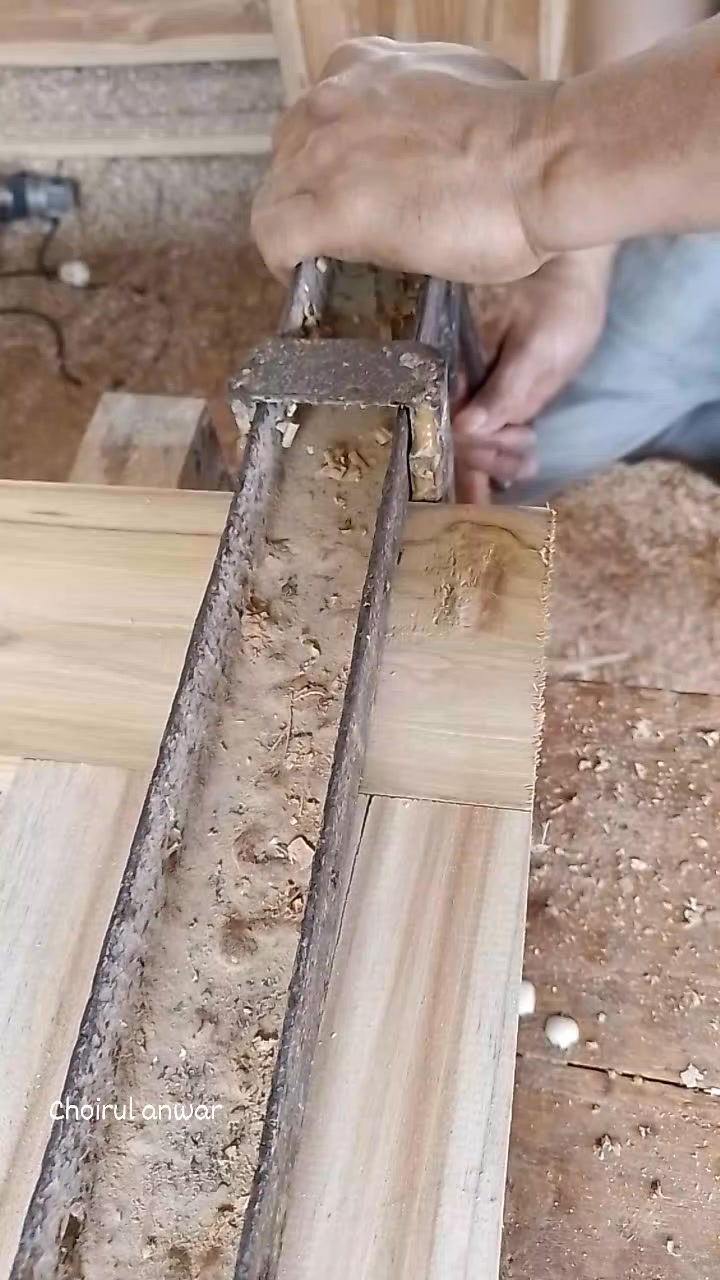 Dowel locking for door frame mortise joint #woodworking #diy | Choirul ...