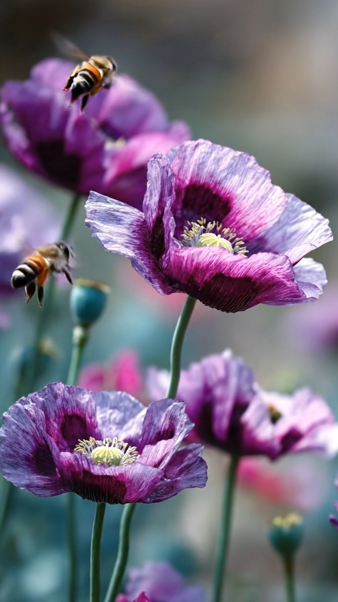 Bees bringing blossoms to life 🐝🌸 | I Love Bees | Facebook