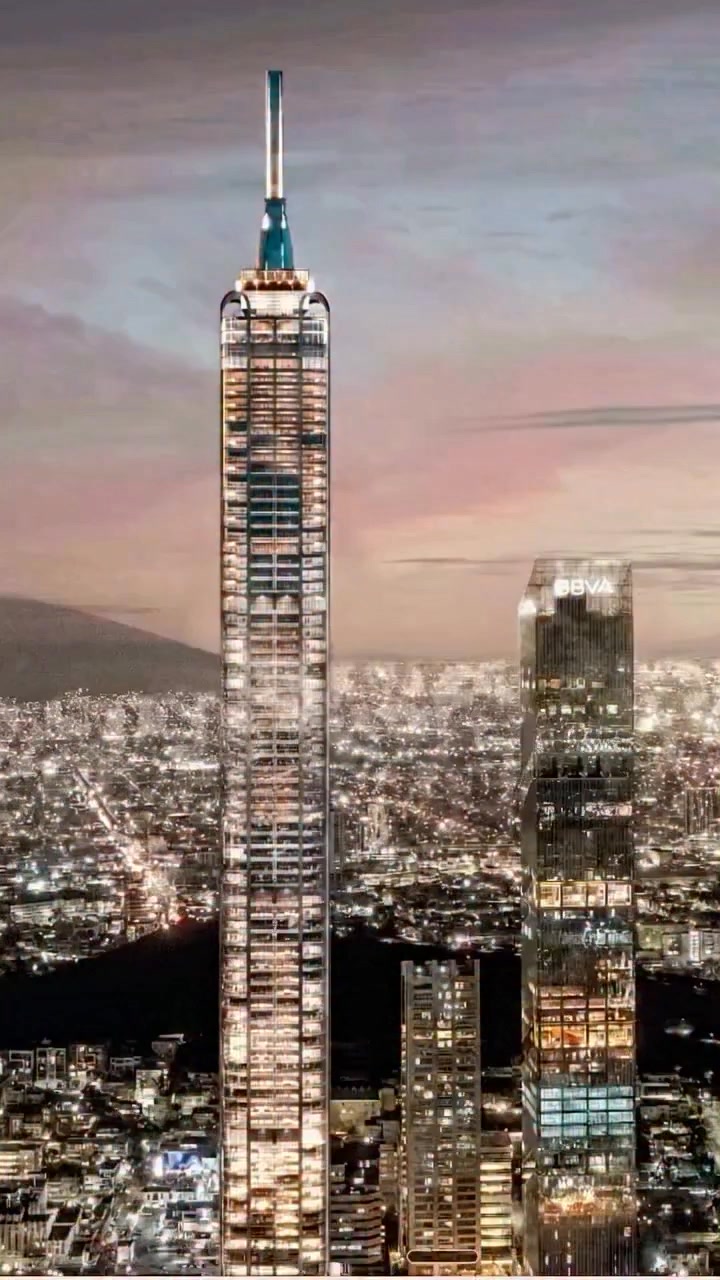 La Torre más alta de Latinoamerica en Monterrey 😍 Torre Rise 484 metros ...