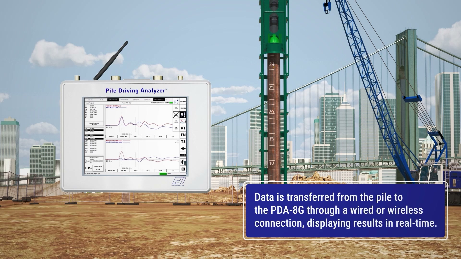 During pile driving and high‑strain dynamic testing, engineers rely on ...