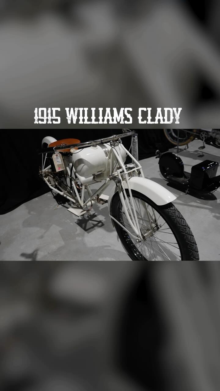 The 1915 Williams Clady is a supper weird bike with the engine in the ...