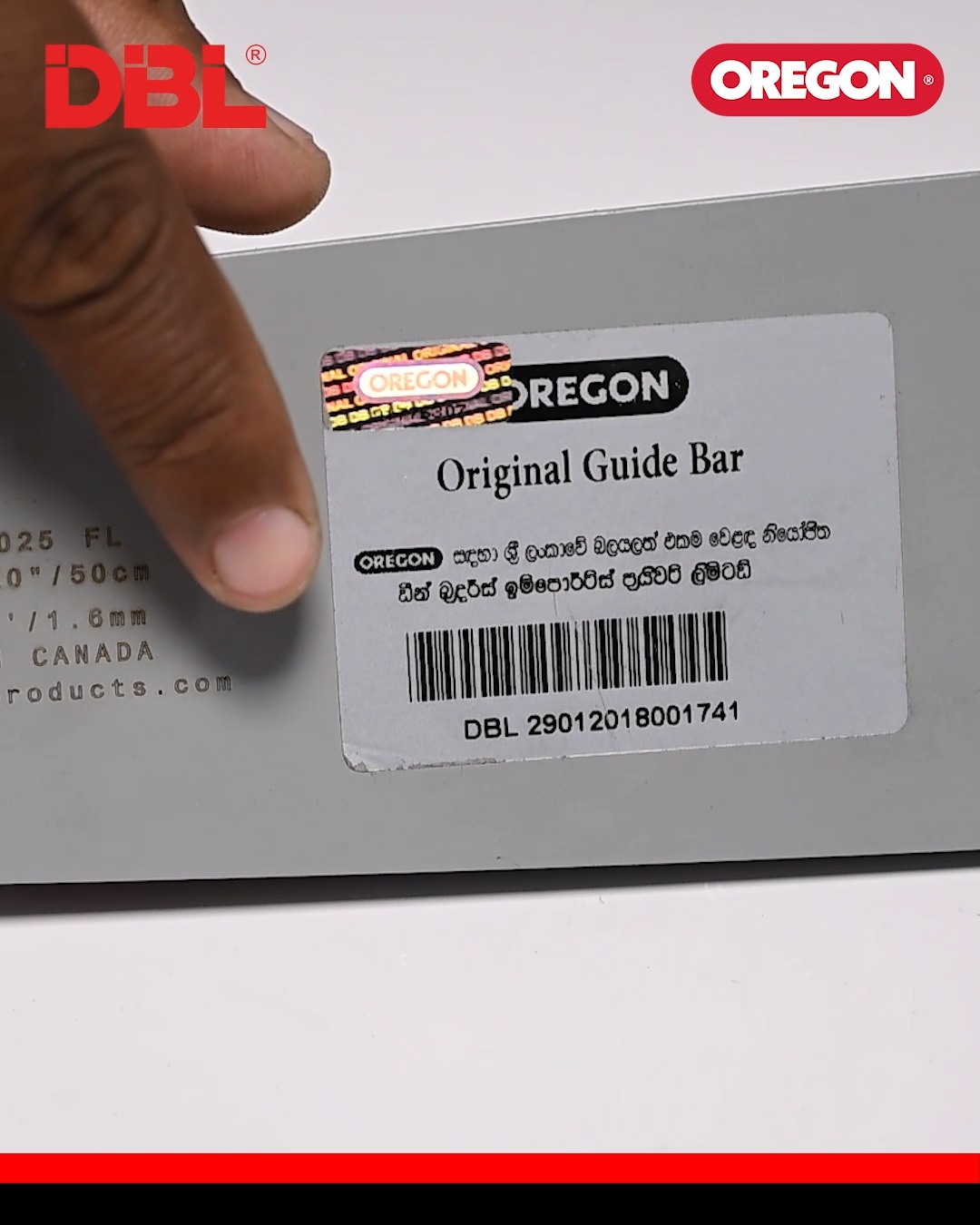 DBL - 🔍 How to Identify Genuine OREGON Guide Bars Imported... | Facebook