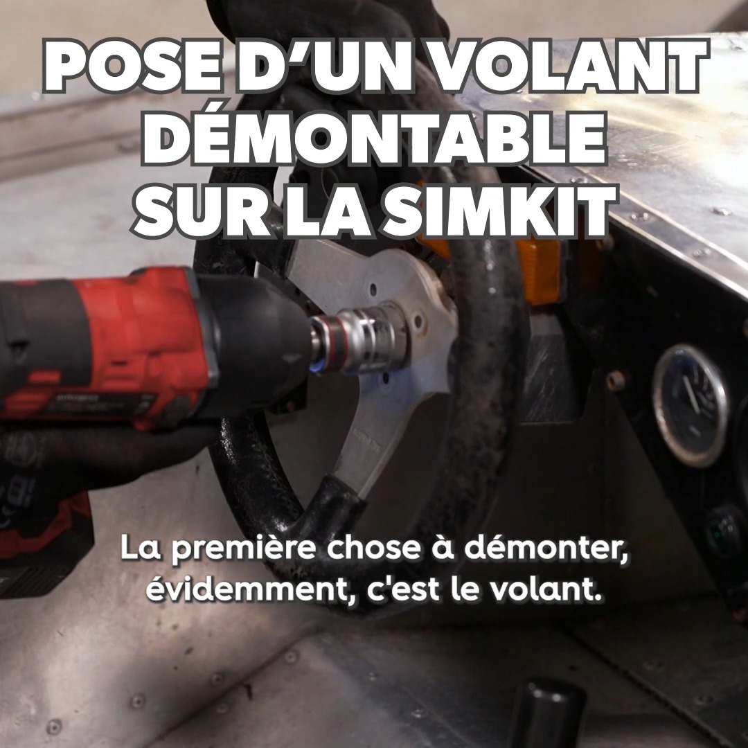 🔧🏎 Pour faciliter l'entrée et la sortie sur la Barquette SIMKIT ...