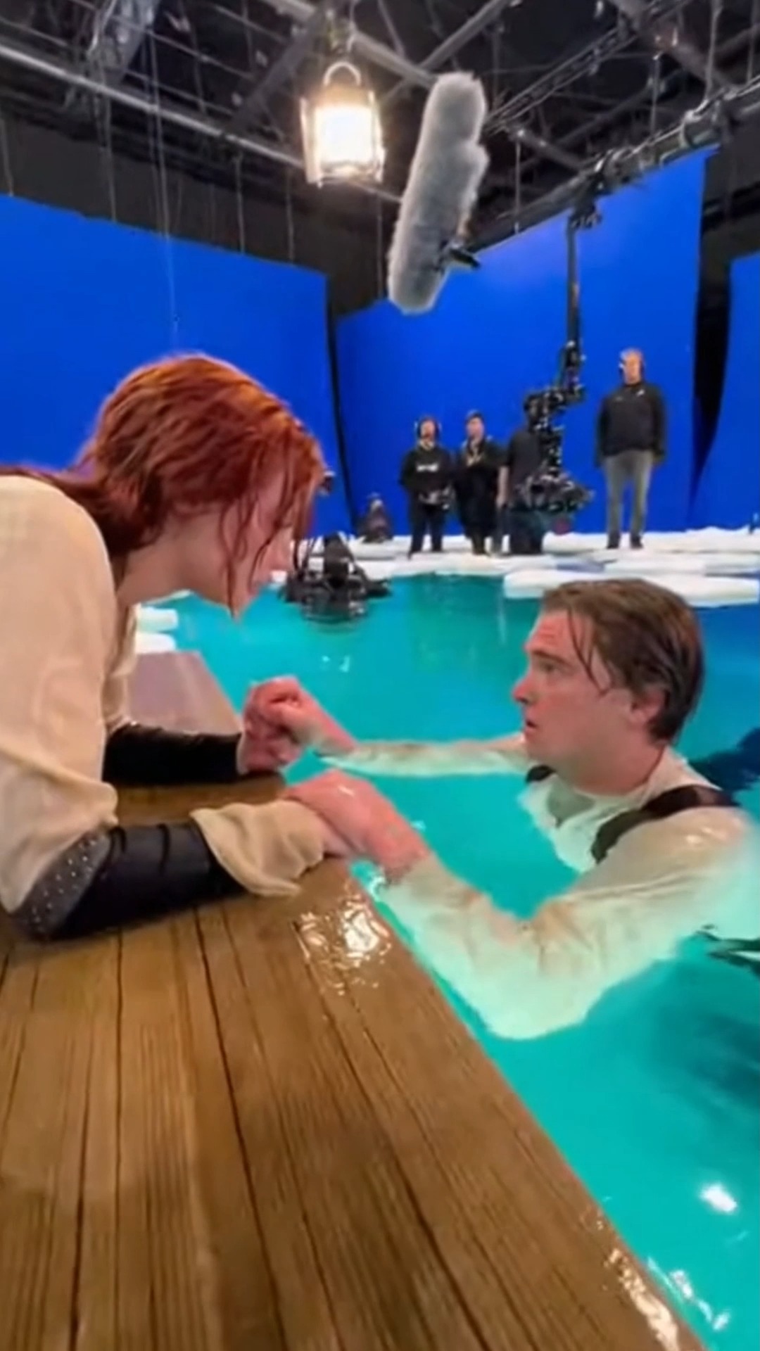 Titanic BTS: Jack & Rose Final Floating Scene Filmed in Water Tank # ...