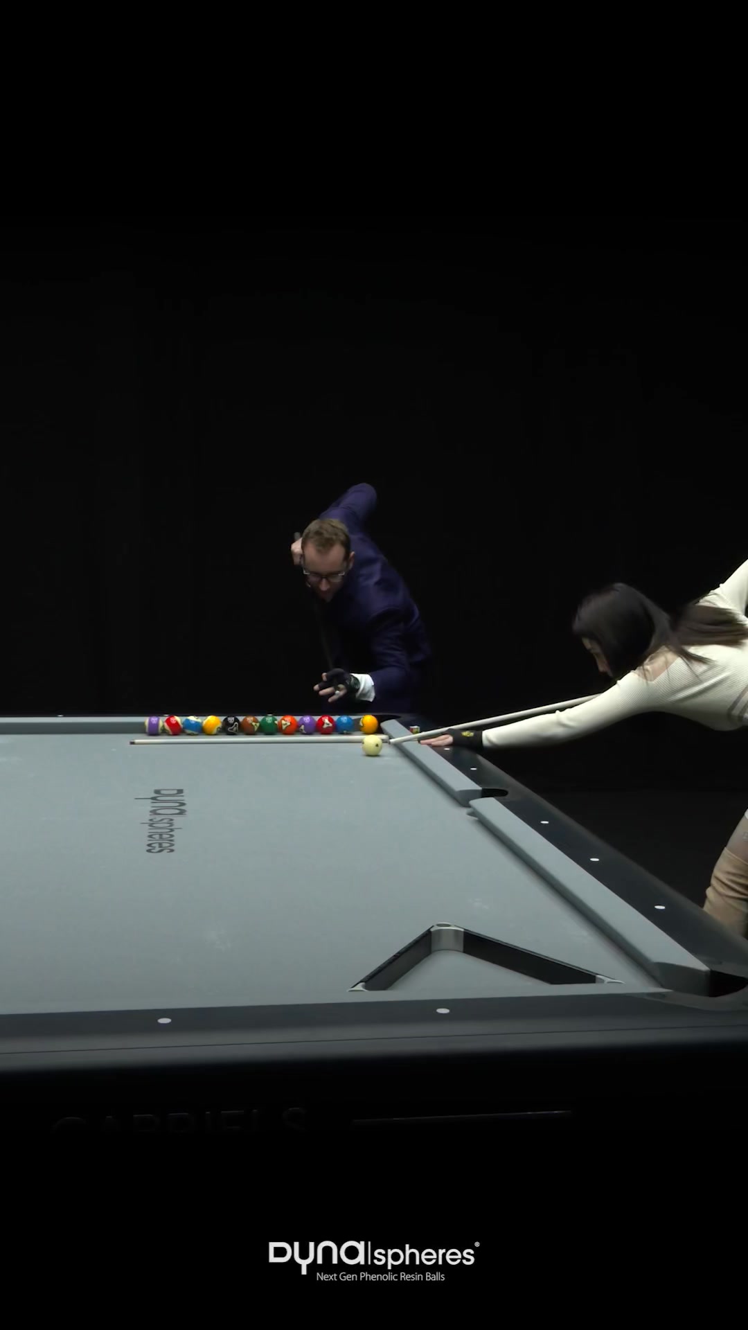 Speed shot with June's assist! 🤩⚡🎱 #snooker #billiards #8ballpool #spin ...