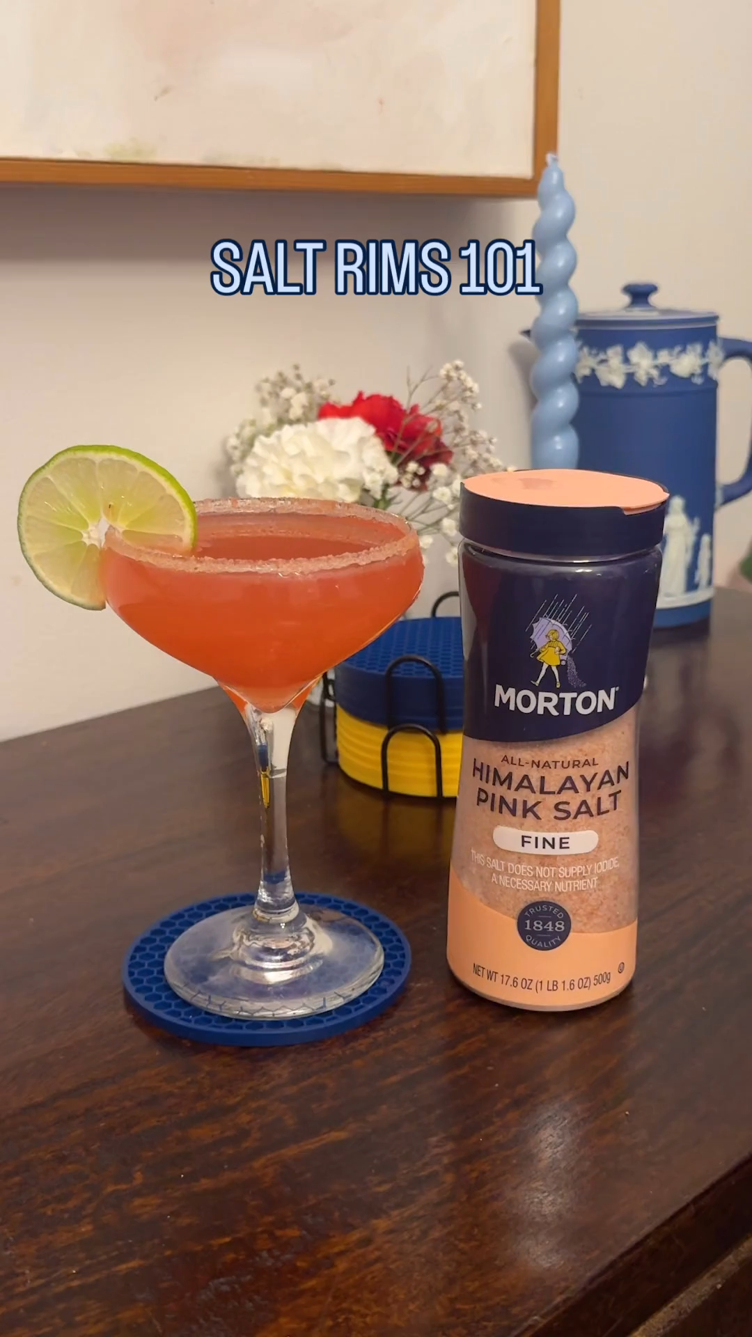 Non-alcoholic bev ️ Stylish salt rim ️ Dry January 🎉 | Morton Salt ...