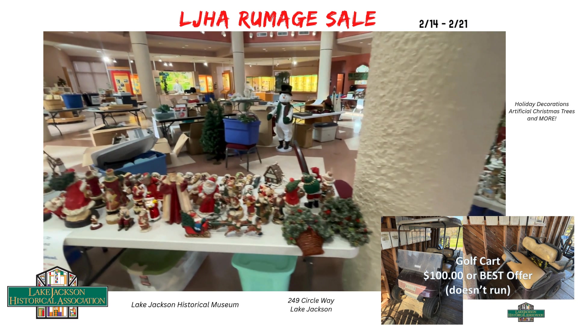 Our Annual Rummage Sale! | Lake Jackson Historical Association | Facebook