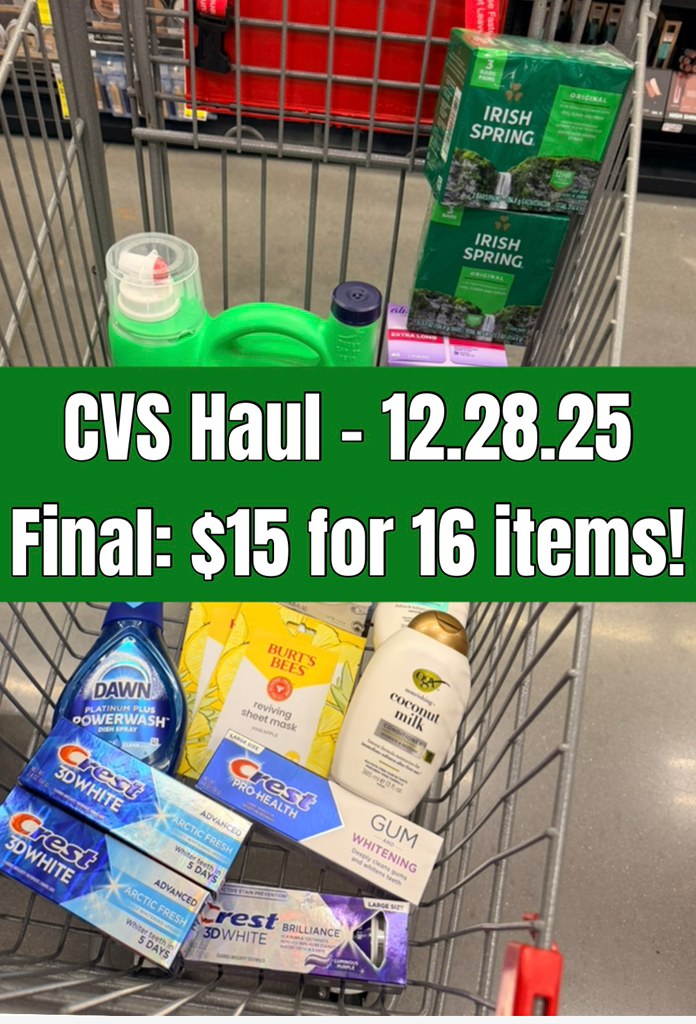 We are back at CVS doing one big transaction. And yall, I got fancy ...