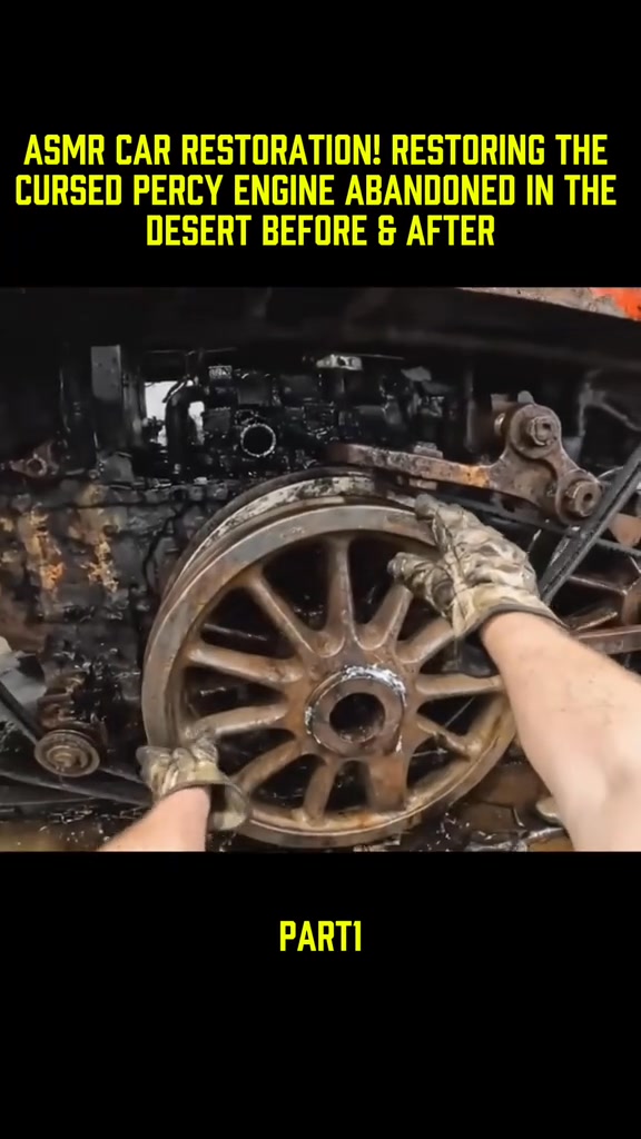 ASMR Car Restoration! Restoring the Cursed Percy Engine Abandoned in ...