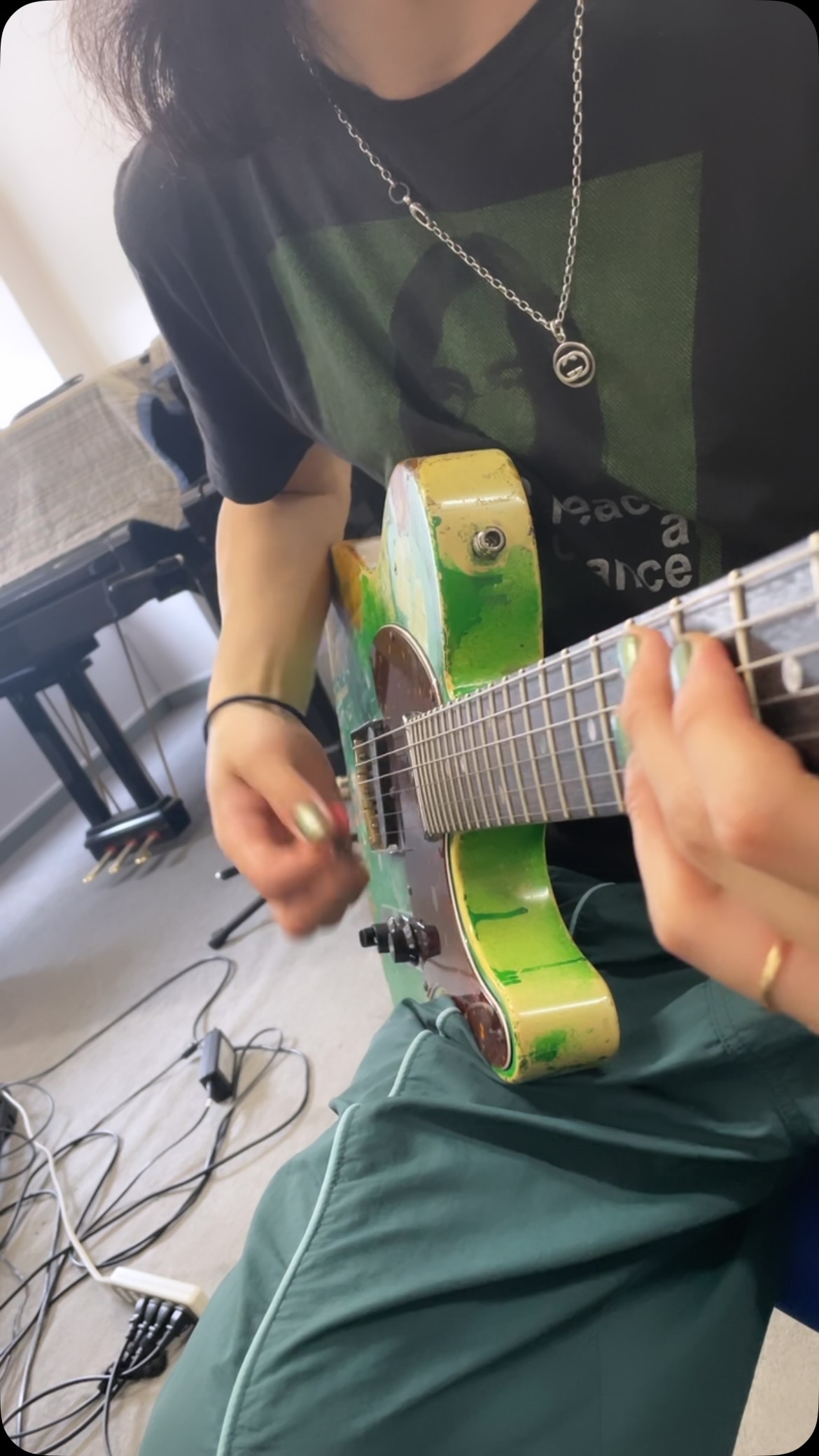 本日の配信講義 SLACK KEY GUITAR(15:00〜) タロパッチチューニング 1