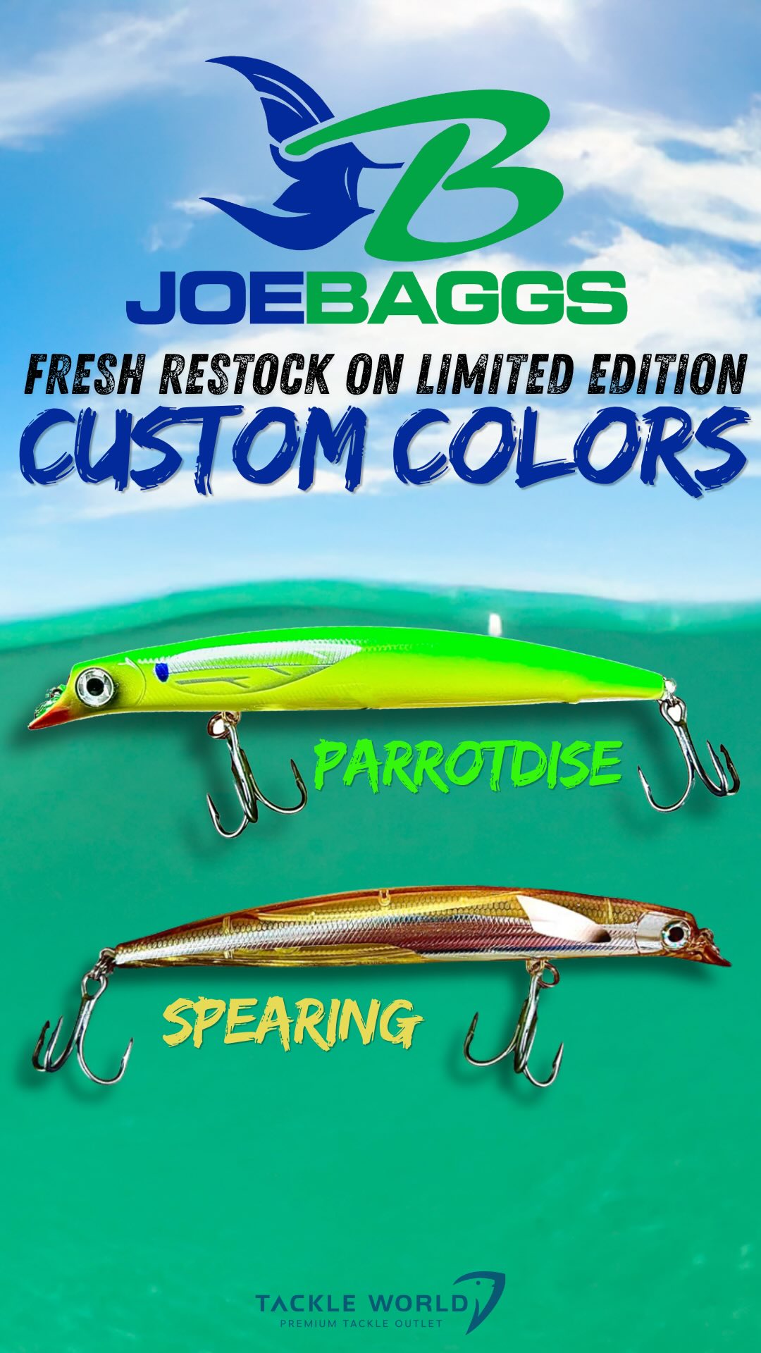 Parrotdise just landed 🌴🔥 The limited edition Joe Baggs Swarters