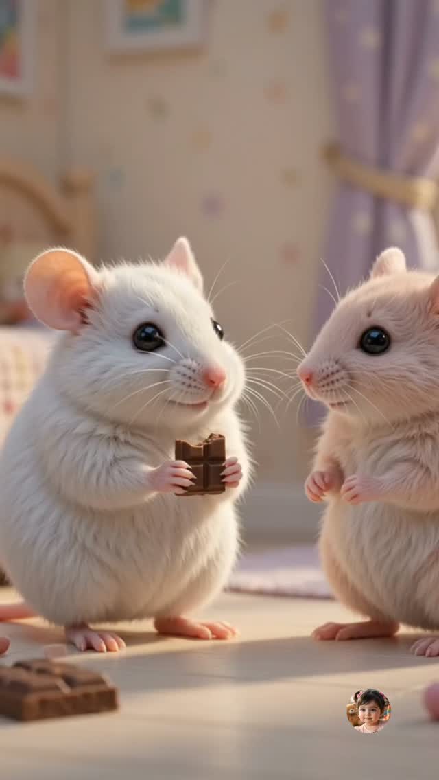 The kissing mouse, short but sweet | The Mouse family that live by