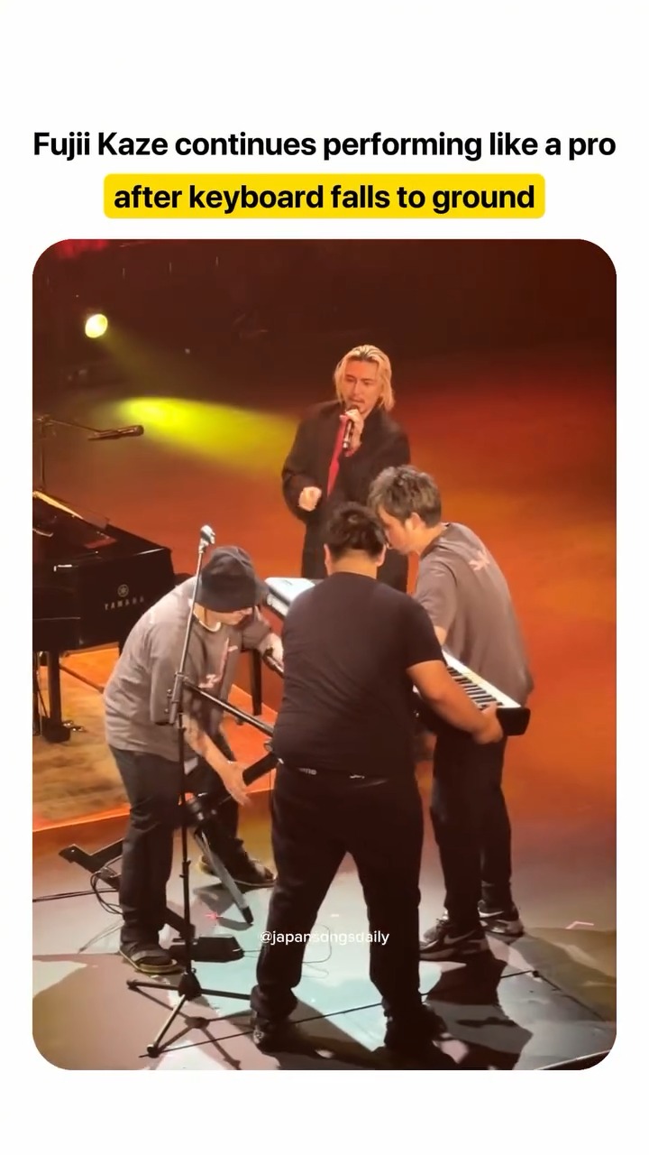 Fuji Kaze lit up the Casino Stage with his hypnotic piano and