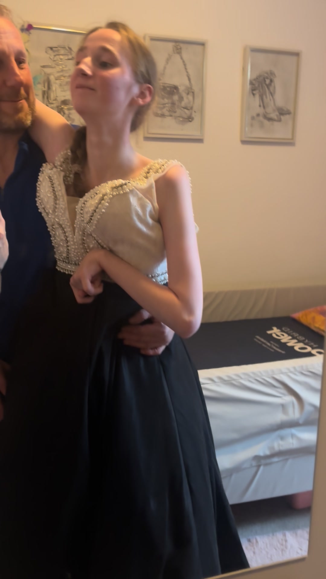 We have to show her how gorgeous she looks and even though she’s tired ...