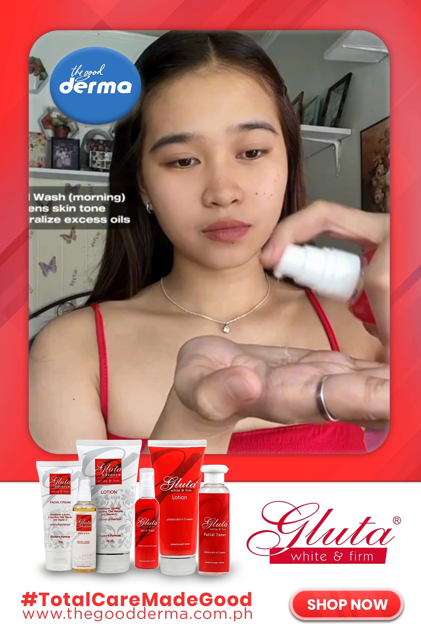 With regular use of Gluta White & Firm soap, Gluta users noticed that their skin became brighter, softer and smoother. Gluta White & Firm exfoliates and washes off dead skin cells to reveal a 