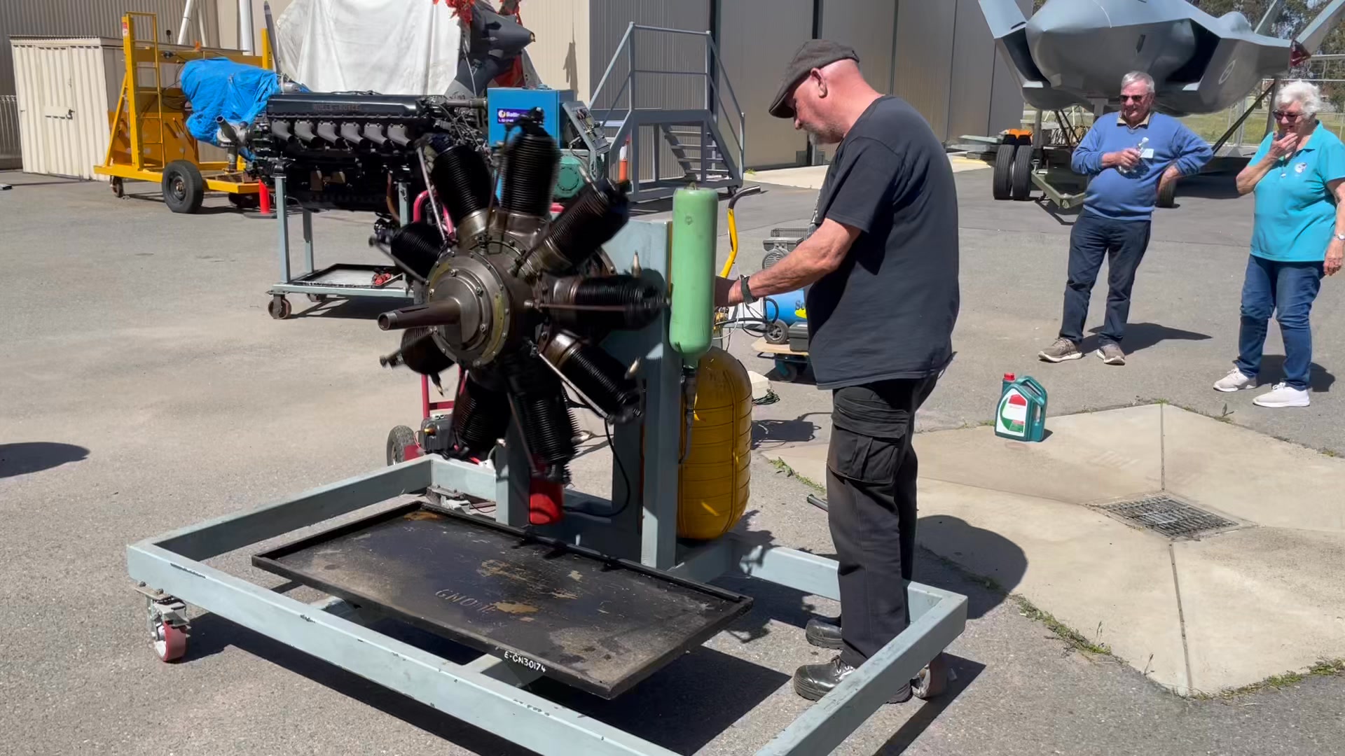 The Gnome engine coming... - South Australian Aviation Museum | Facebook