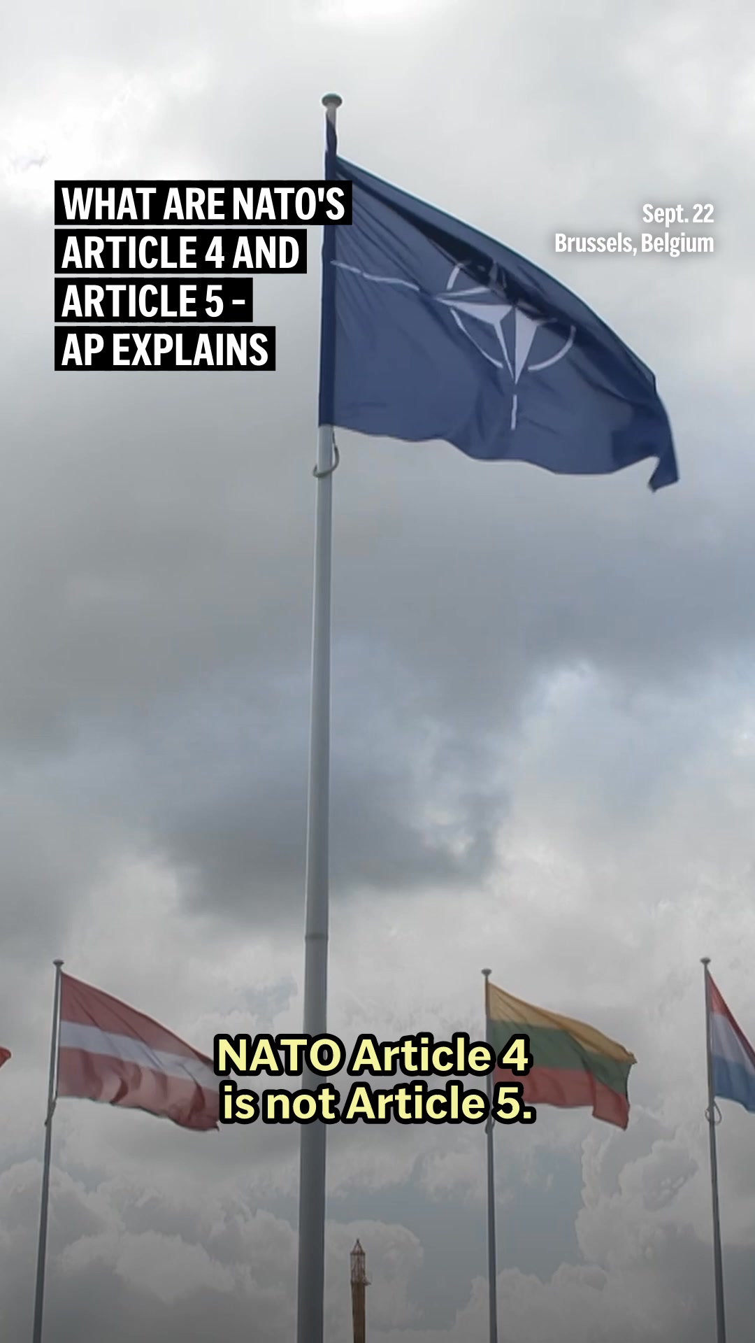 Do you know the difference between NATO Article 4 and 5? AP explains ...