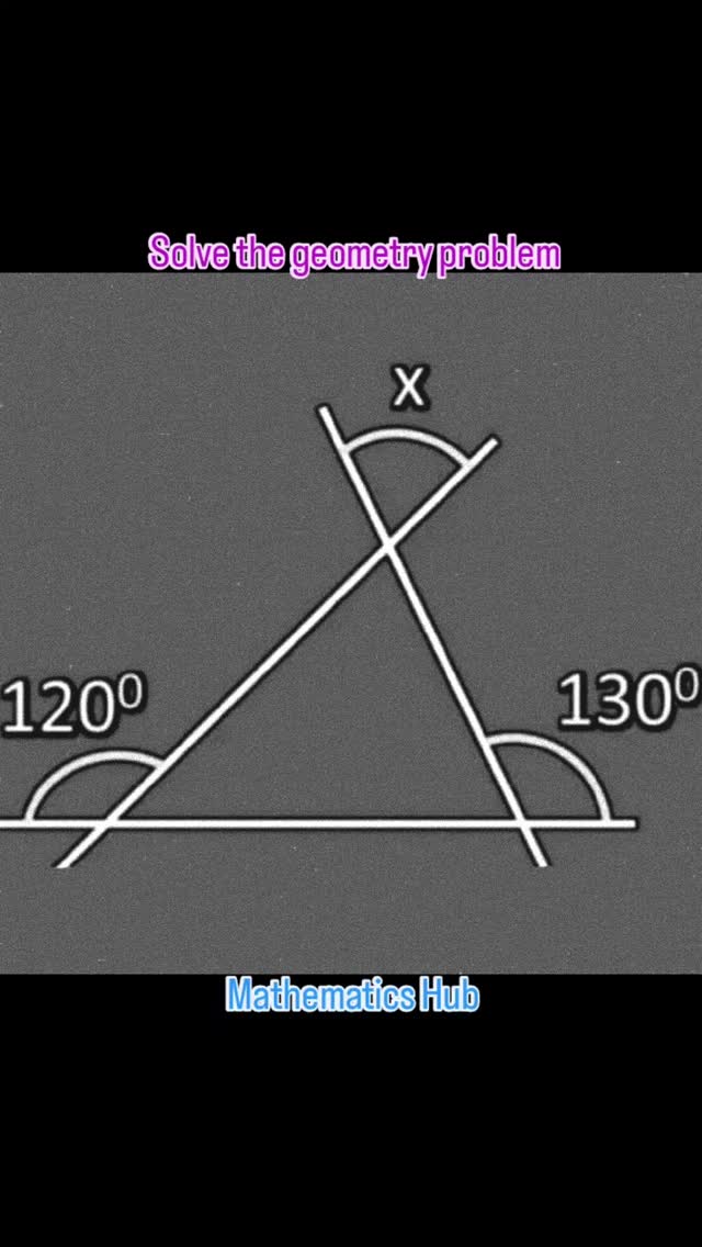 Solve the geometry problem #geometryproblem #viralreels #viral #maths # ...