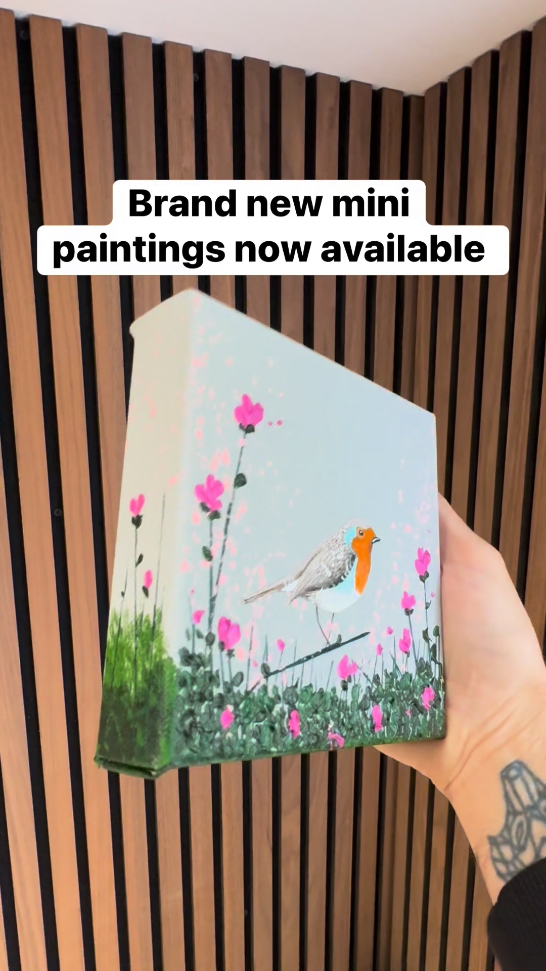 Brand new mini Robin paintings now available. Each one comes in a ...