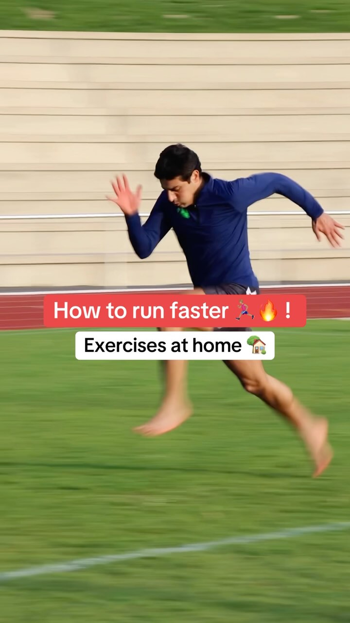 Exercises at home to run faster🏃🏽‍♂️🔥#runfaster #getfaster #fastrunning ...