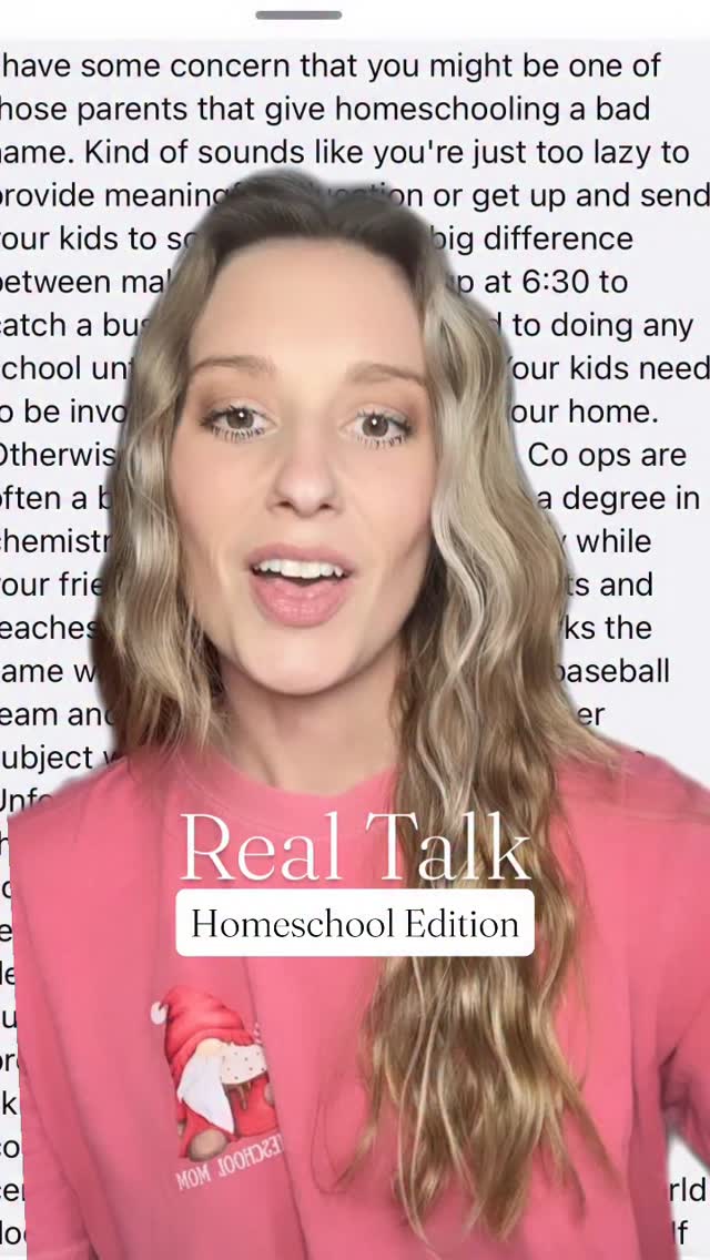 Welcome to REAL TALK: Homeschool Edition Where nothing is off limits ...