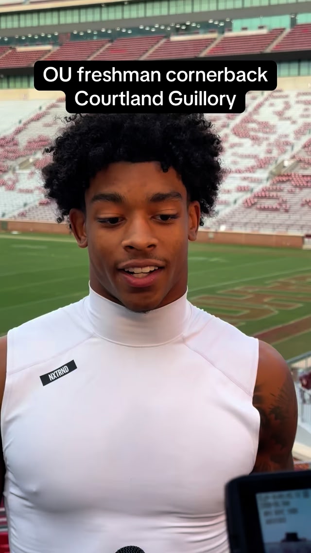 OU freshman cornerback Courtland Guillory talks about his experience ...