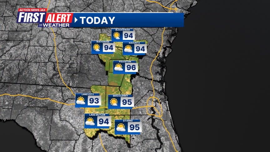 First Alert Meteorologist Garrett Bedenbaugh is tracking near record ...