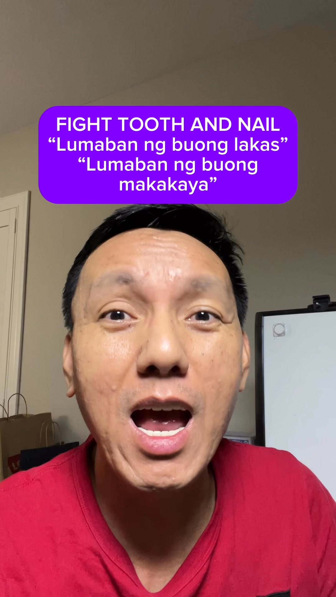 Ibig sabihin ng “fight tooth and nail” #learningenglish #englishword # ...