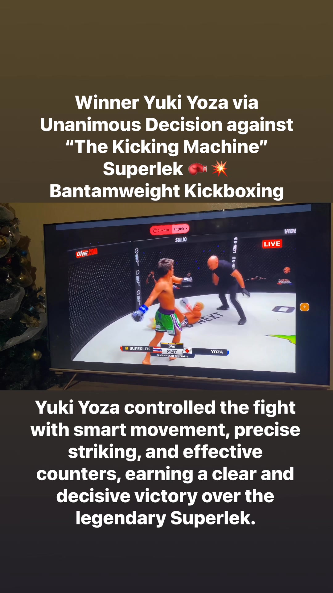 Bout 10: Winner Yuki Yoza via Unanimous Decision against “The Kicking ...