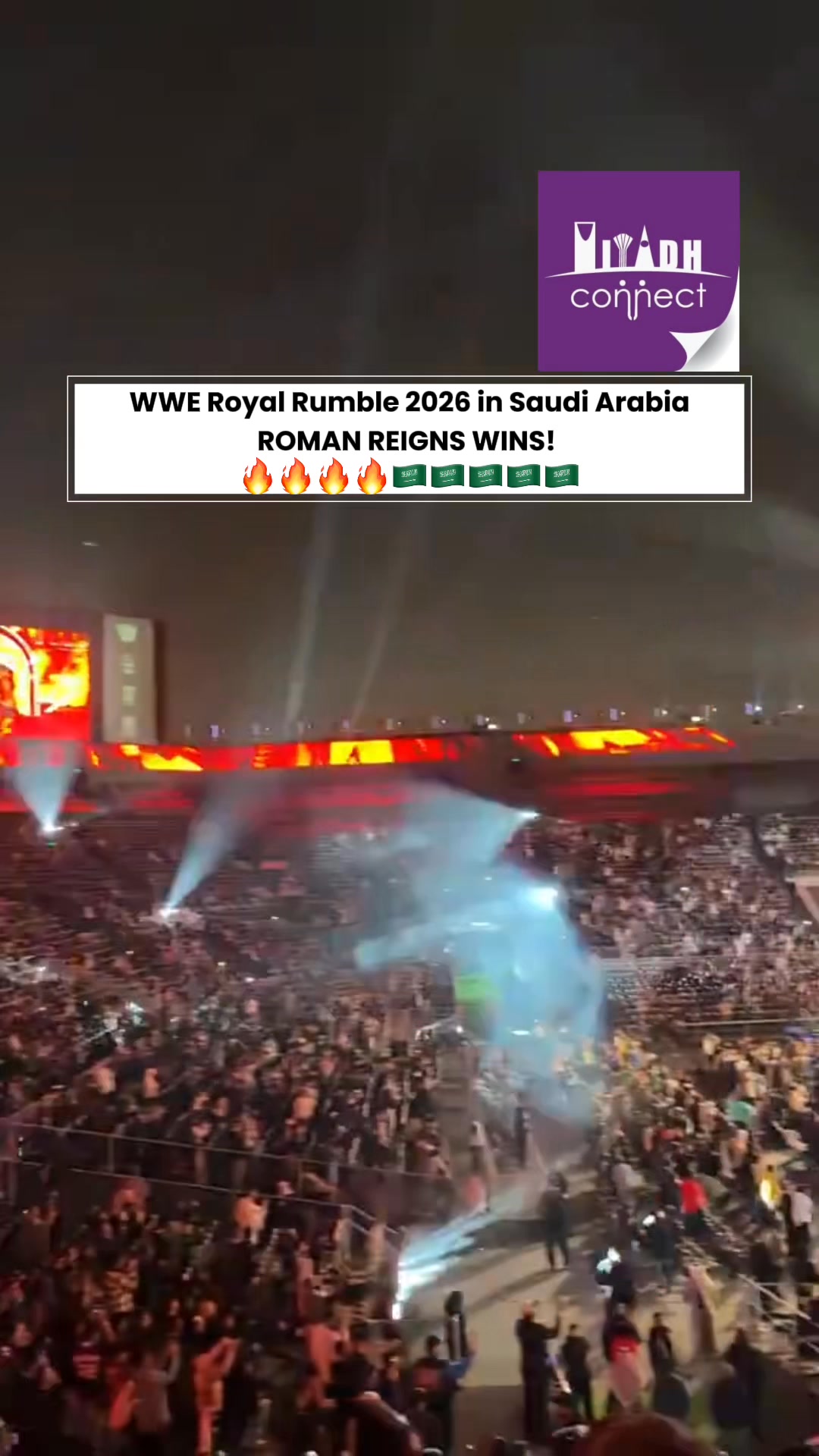 RiyadhConnect - WWE Royal Rumble 2026 in Saudi Arabia... | Facebook